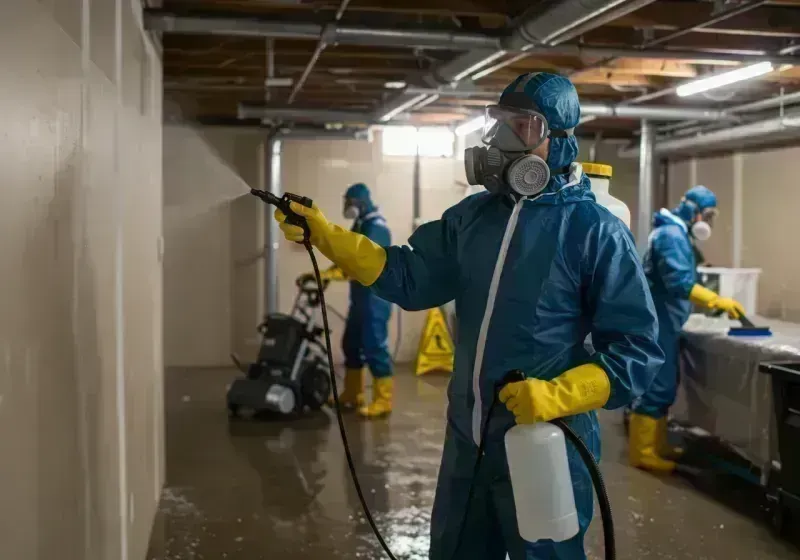 Basement Sanitization and Antimicrobial Treatment process in Carrollton, MO